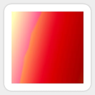 yellow pink orange red abstract texture Sticker